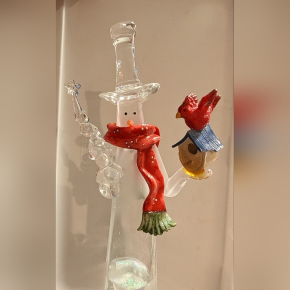 Tall Snowglobe Snowman NEW - Picture 2 of 7